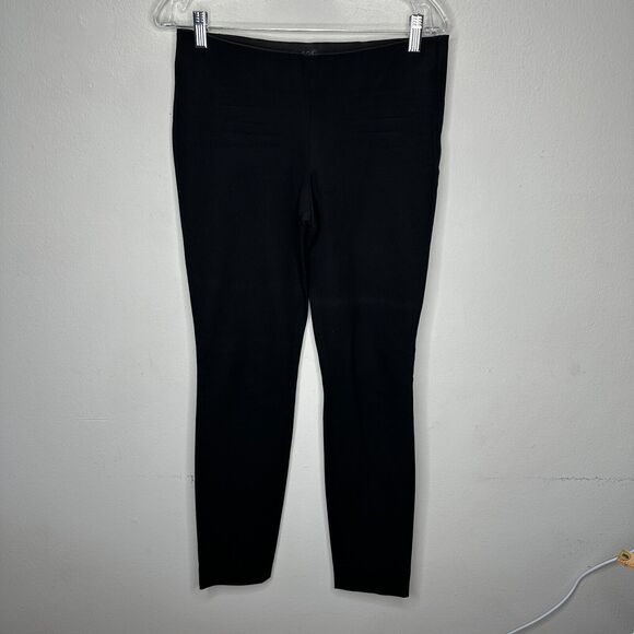 COS Black Stretch Side Zip Flat Front Slim Fit Leggings Trousers Pants 38 - Picture 10 of 10